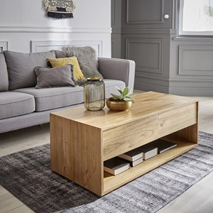 Table basse en bois de mindi