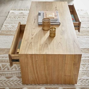 Table basse en bois de mindi