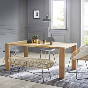 Table en bois de mindi 8 pers