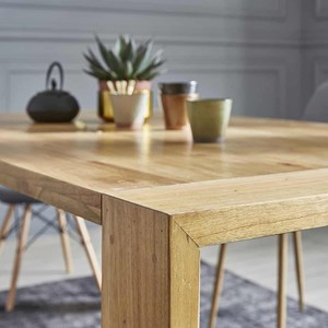 Table en bois de mindi 8 pers