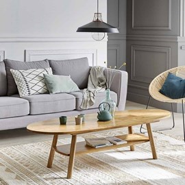 Table basse en bois de mindi