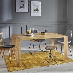 Table en bois de mindi 6 à 8 pers