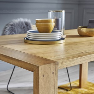 Table en bois de mindi 6 à 8 pers