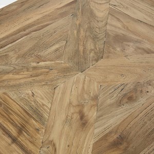 Table basse en teck recyclé fsc mixte