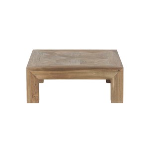Table basse carrée teck recyclé fscmixte
