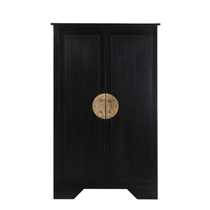 Armoire en bois d'acajou massif