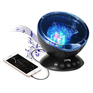 Lampe veilleuse projecteur musical océan