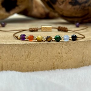 Bracelet 7 chakra en pierres