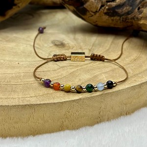 Bracelet 7 chakra en pierres