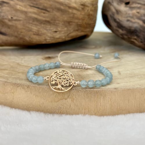 Natura-Zen - Bracelet zen en aigue marine