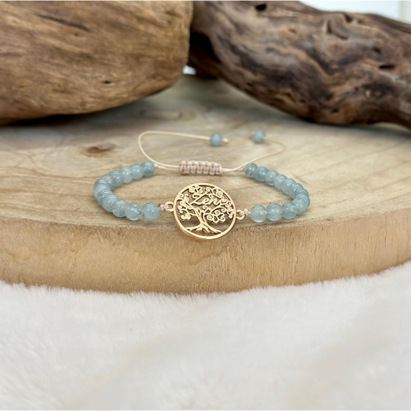 Bracelet zen en aigue marine (Natura-Zen) - Image 2