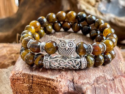 Bracelet de vitalité en oeil de tigre