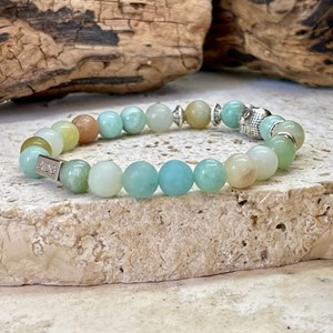 Bracelet équilibre buddha en amazonite