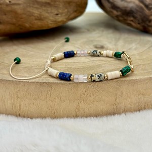 Bracelet infini en pierres naturelles