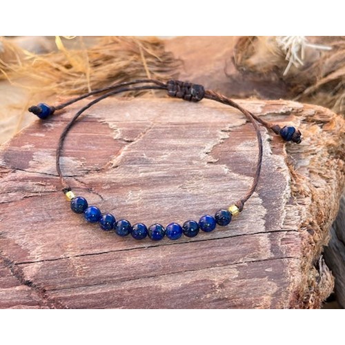 Natura-Zen - Bracelet d'amitié en lapis lazuli