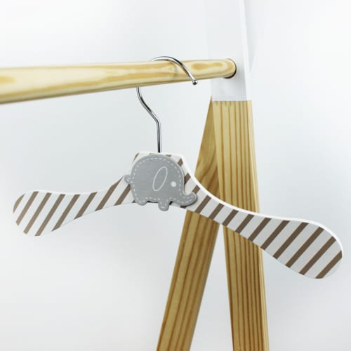 Monsieur Bébé - Lot de 10 cintres pour enfant