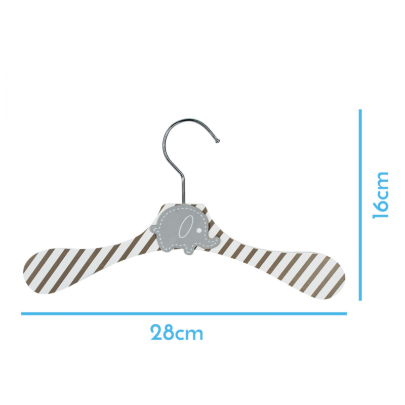 Lot de 10 cintres pour enfant (Monsieur Bébé) - Image 1