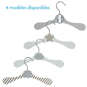 Lot de 10 cintres pour enfant