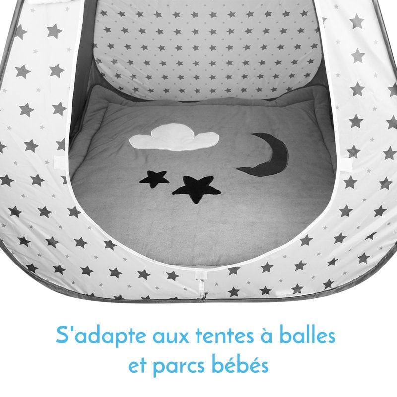 Tapis De Sol Rond Molletonné Bébé Enfant Night Sky à Prix Carrefour