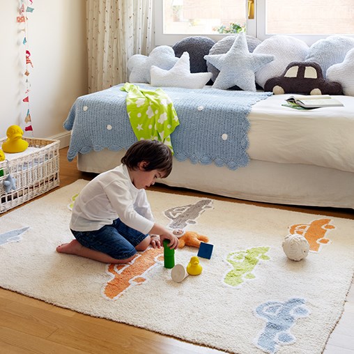 Voitures by lorena canals tapis 100% cot