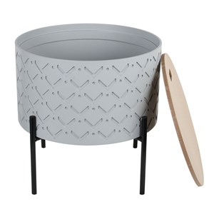 Table d'appoint avec coffre scandi