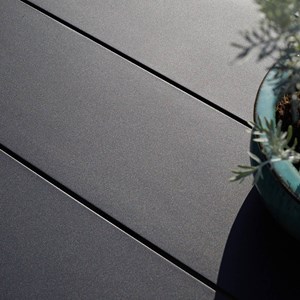 Salon jardin aluminium noir 6p