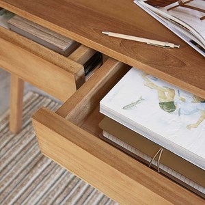 Bureau en bois de teck