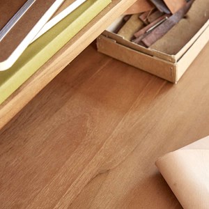 Bureau en bois de teck