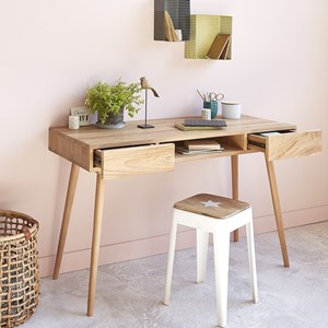 Bureau en bois de teck