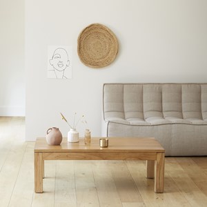 Table basse en bois de mindi