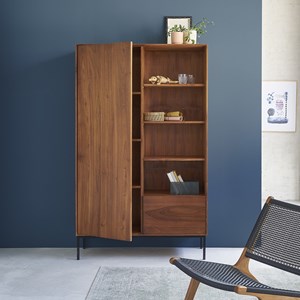 Armoire en bois de teck et métal