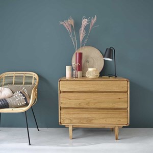 Commode en bois de mindi vintage