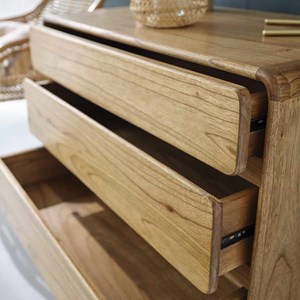 Commode en bois de mindi vintage