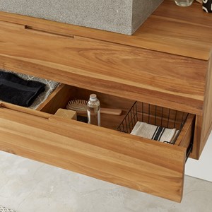 Meuble de salle de bain bois de teck