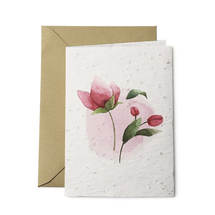 Carte A Planter 2 Volets Coquelicot Nature Decouvertes