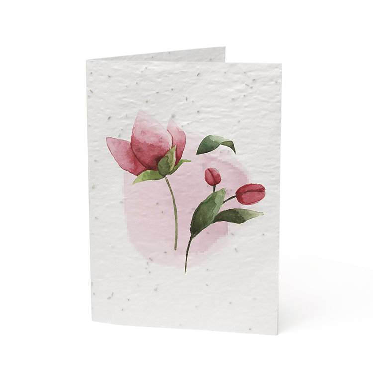 Carte A Planter 2 Volets Coquelicot Nature Decouvertes