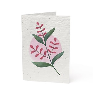 Carte à planter 2 volets fleurs sauvages