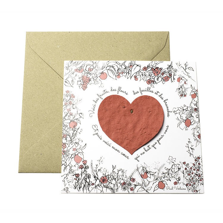 Carte à planter verlaine