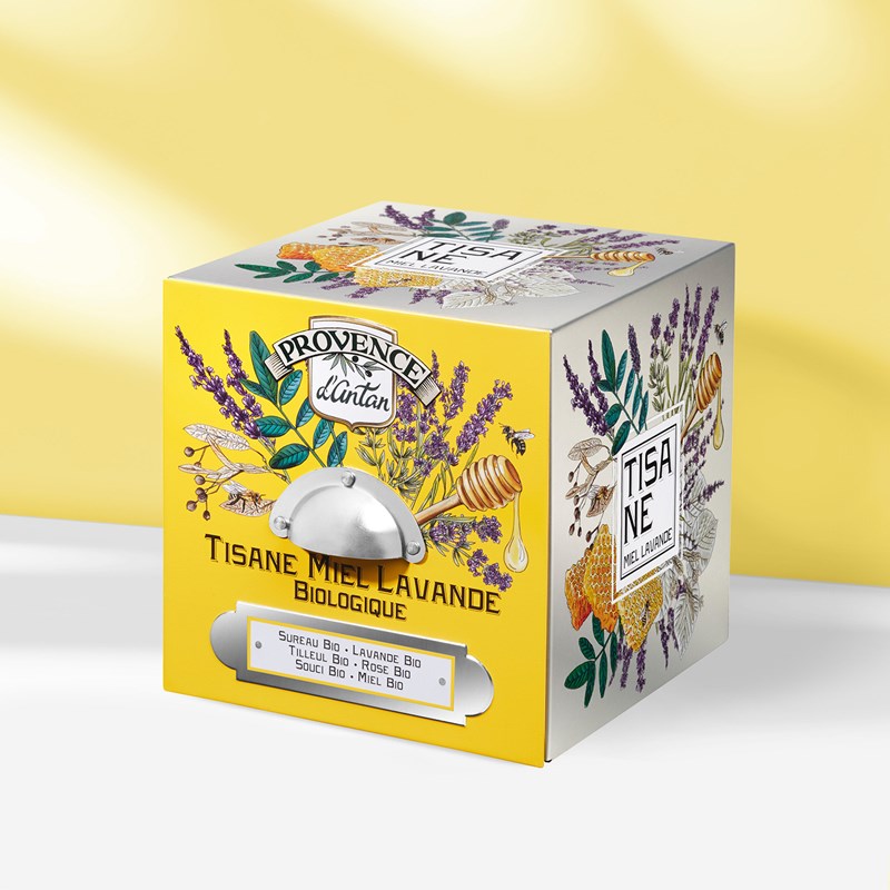 Tisane miel lavande bio* boite métal