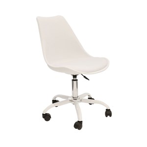 Chaise de bureau kiruna blanc