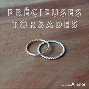 Créez votre bague torsadée à bordeaux