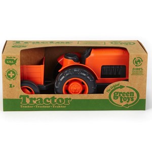 Green toys - tracteur orange