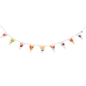 Goki - guirlande fanions coton bio