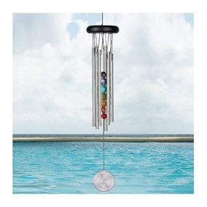 Carillon à vent feng shui 7 chakras 44cm
