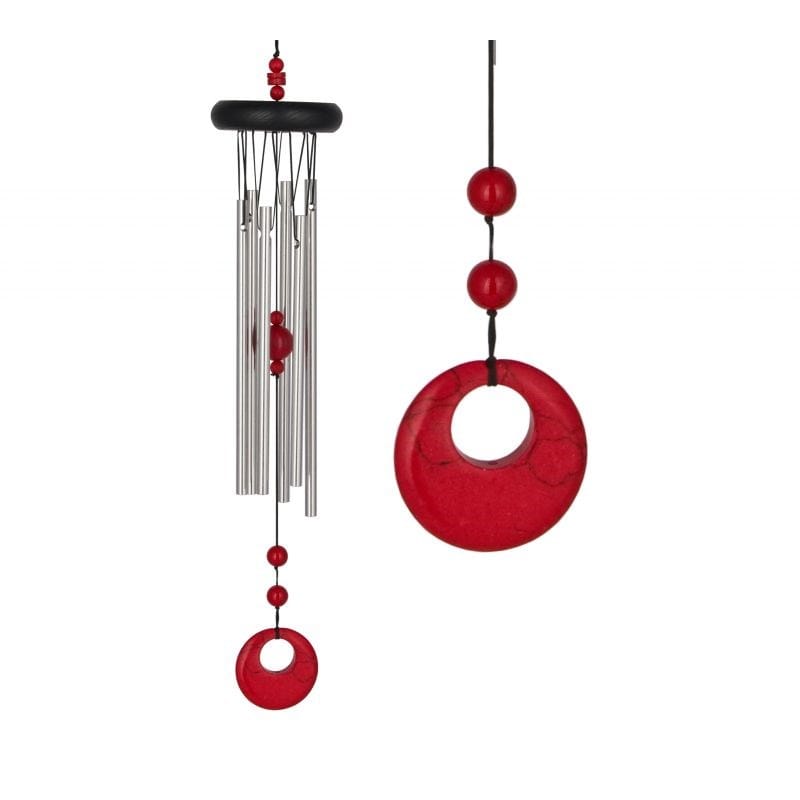 Carillon de vent en métal rouge - Mobiles À Vent Cinétique 3D Sculptures  D'Art De Cour - 12 inch - Cdiscount Jardin