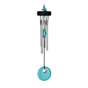 Carillon à vent feng shui turquoise 29cm