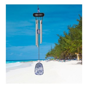Carillon à vent feng shui lapis-lazuli 2