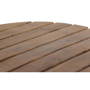 Table à manger 2 places bois marron -