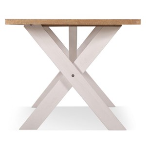 Table à manger 8 places bois blanc -