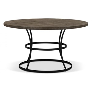 Table à manger 6 places bois marron -